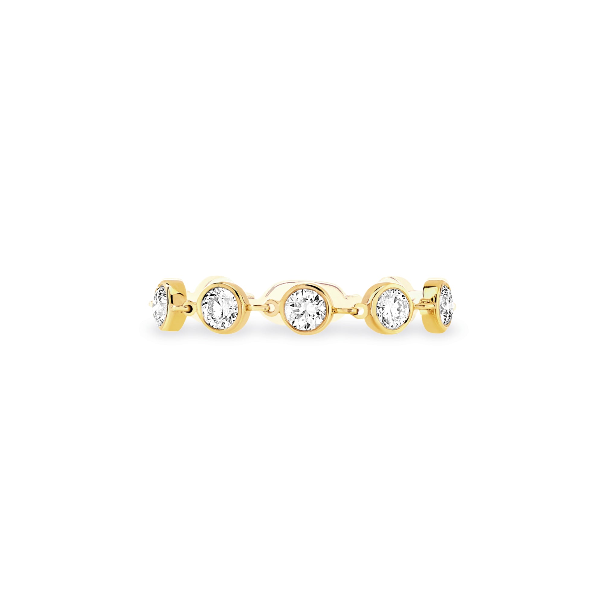 Messika D-Vibes Ring KM (12990-YG) aus Gelbgold mit Diamant