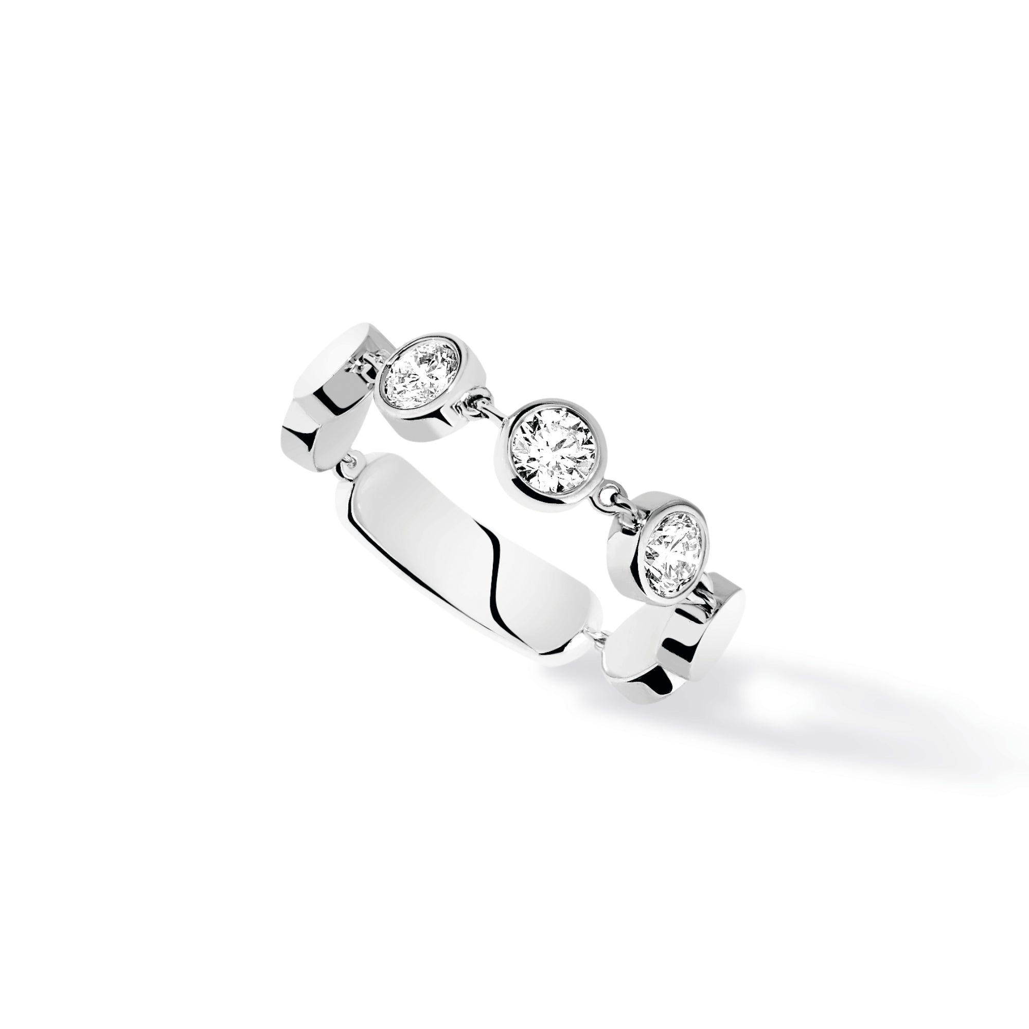 Messika D-Vibes Ring MM (12991-WG) aus Weißgold mit Diamant