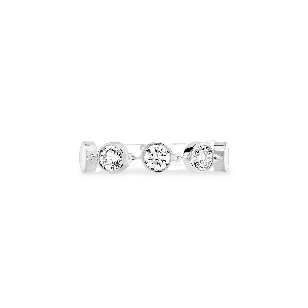 Messika D-Vibes Ring MM (12991-WG) aus Weißgold mit Diamant