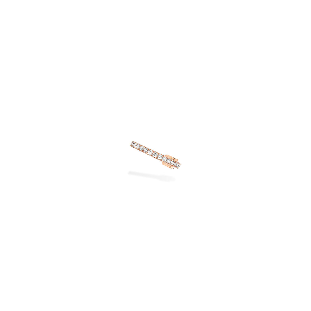 Messika Einzelner Gatsby Ohrclip mittleres Ohr (10031-PG) aus Roségold mit Diamant