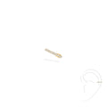 Messika Einzelner Gatsby Ohrclip mittleres Ohr (10031-YG) aus Gelbgold mit Diamant