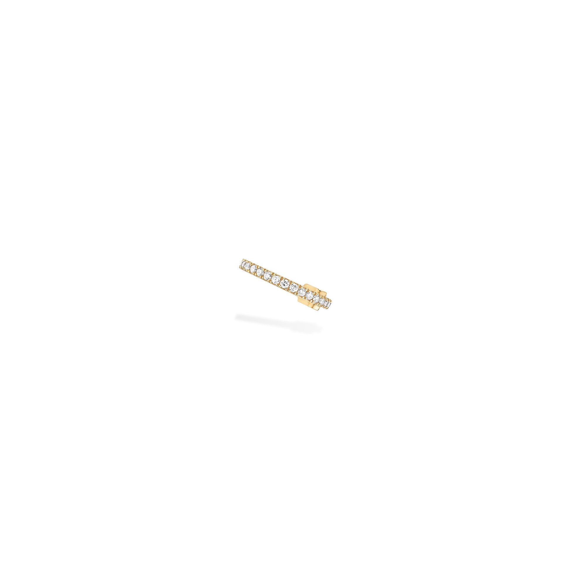 Messika Einzelner Gatsby Ohrclip mittleres Ohr (10031-YG) aus Gelbgold mit Diamant