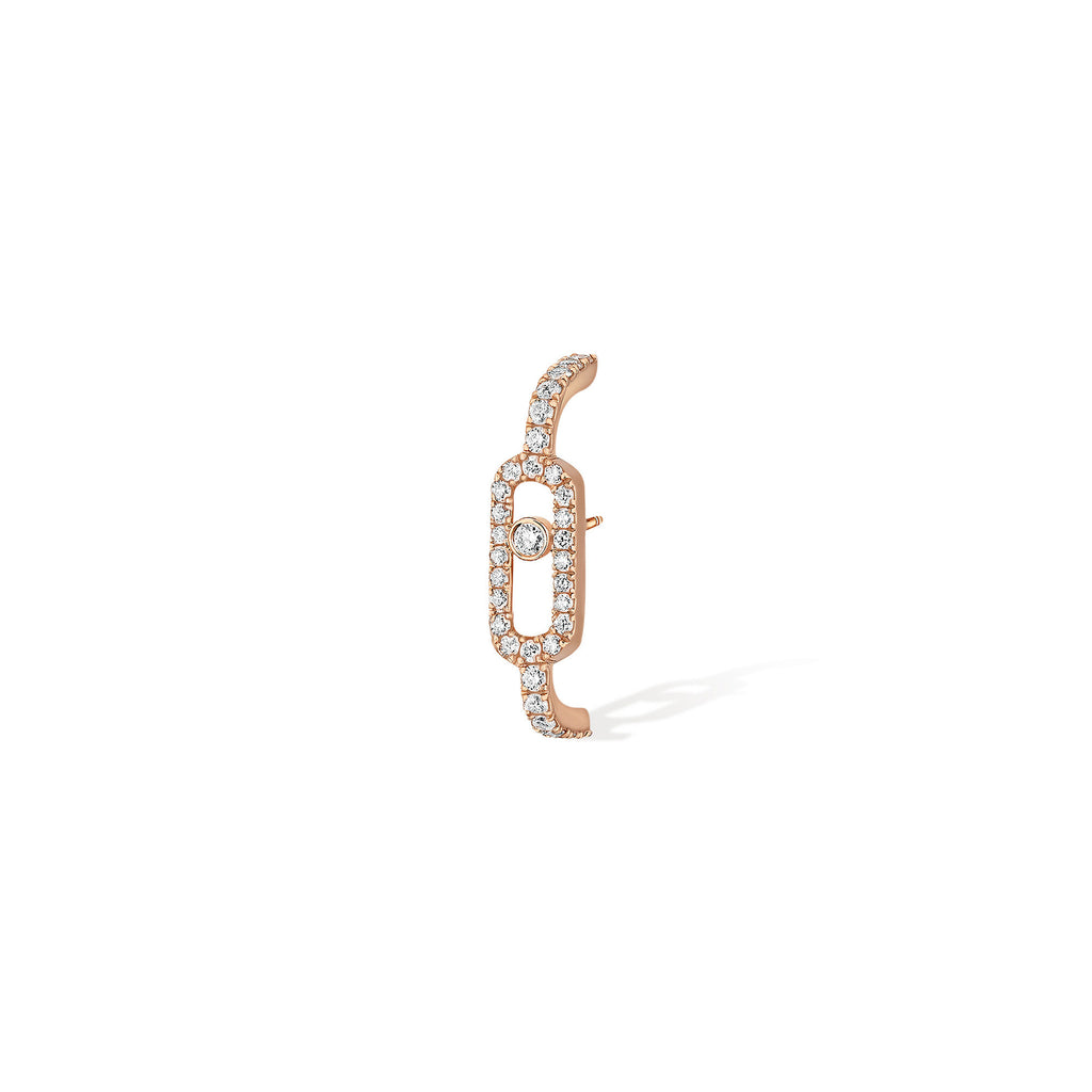 Messika Einzelner Move Uno Ohrring (10007-PG) aus Roségold mit Diamant