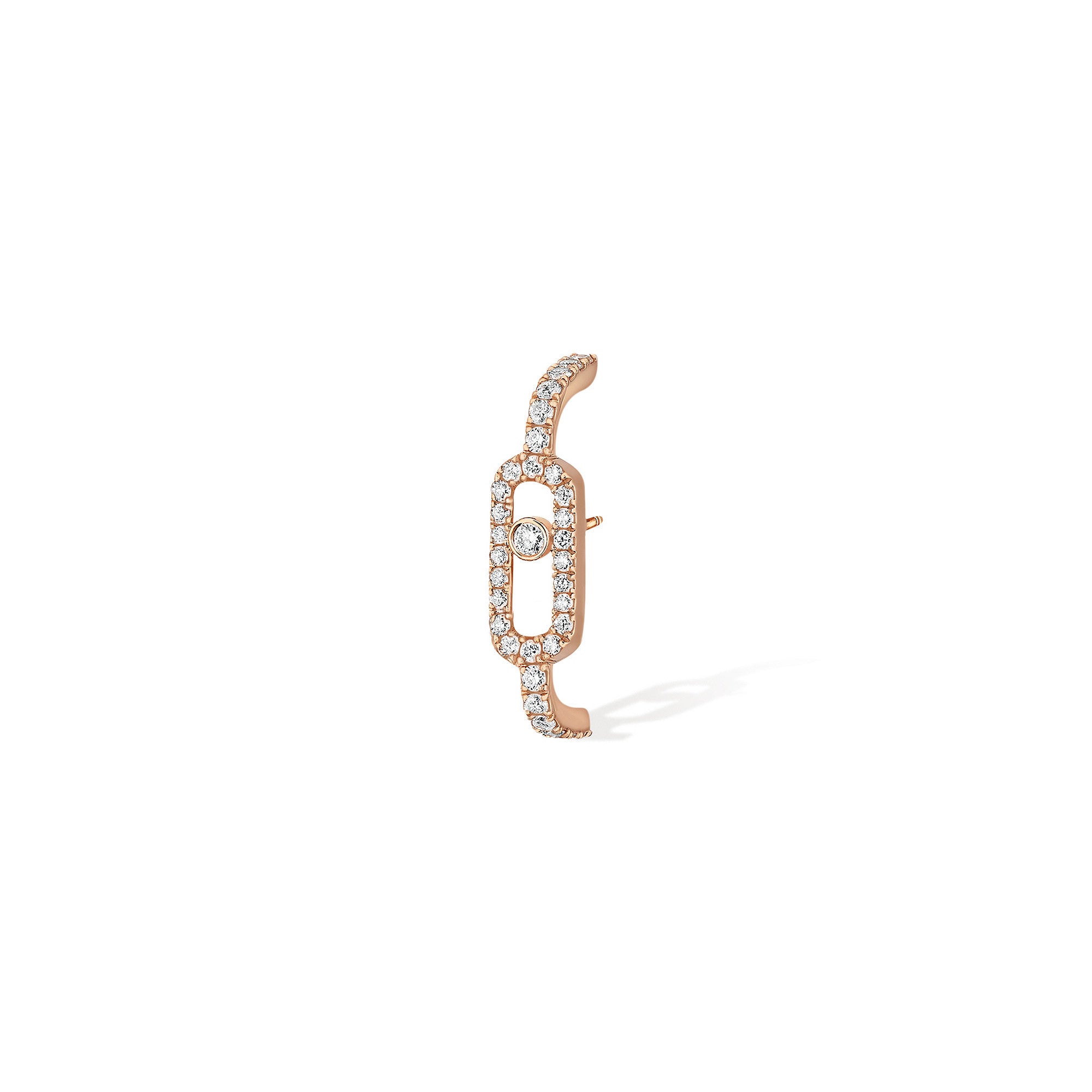Messika Einzelner Move Uno Ohrring (10007-PG) aus Roségold mit Diamant