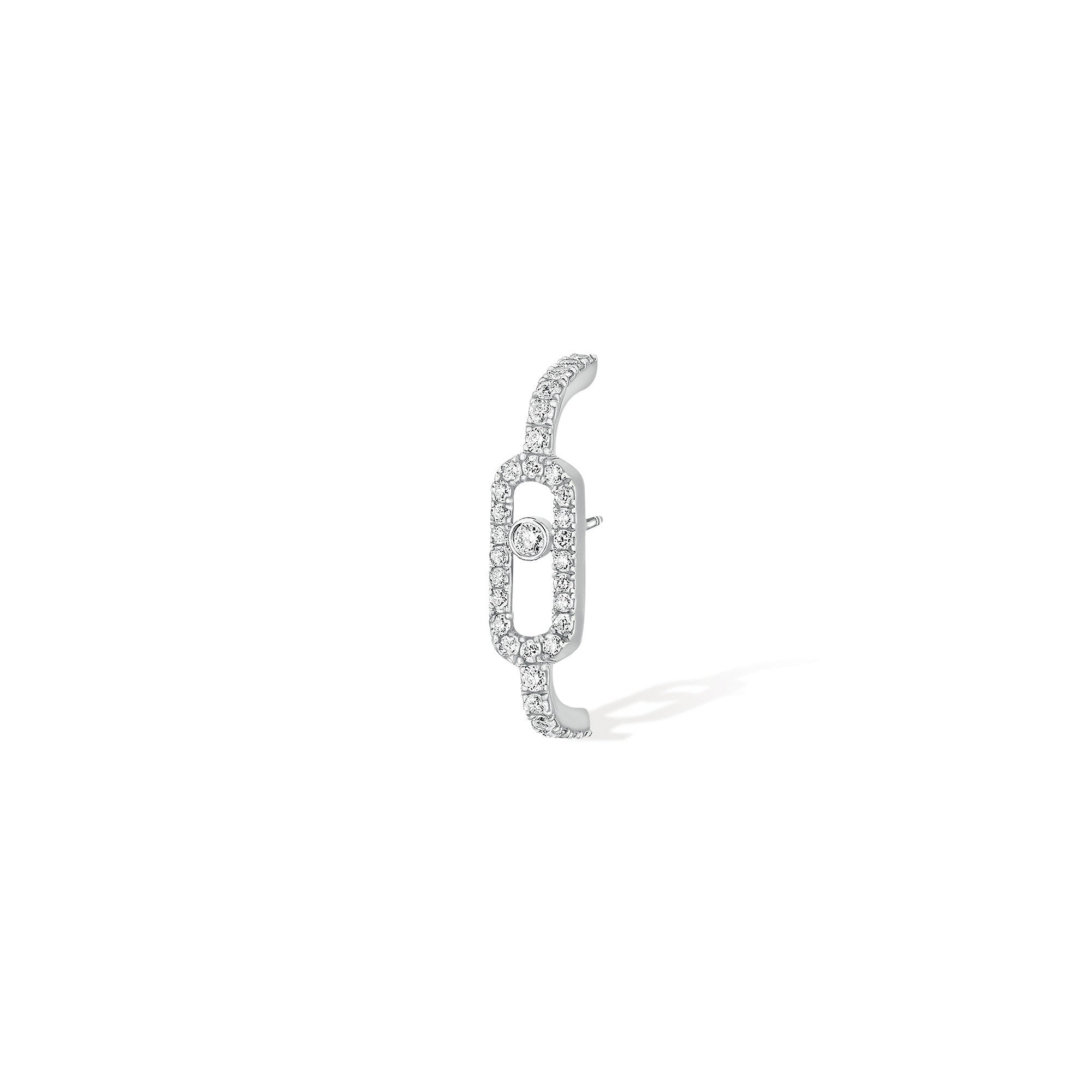 Messika Einzelner Move Uno Ohrring (10007-WG) aus Weißgold mit Diamant