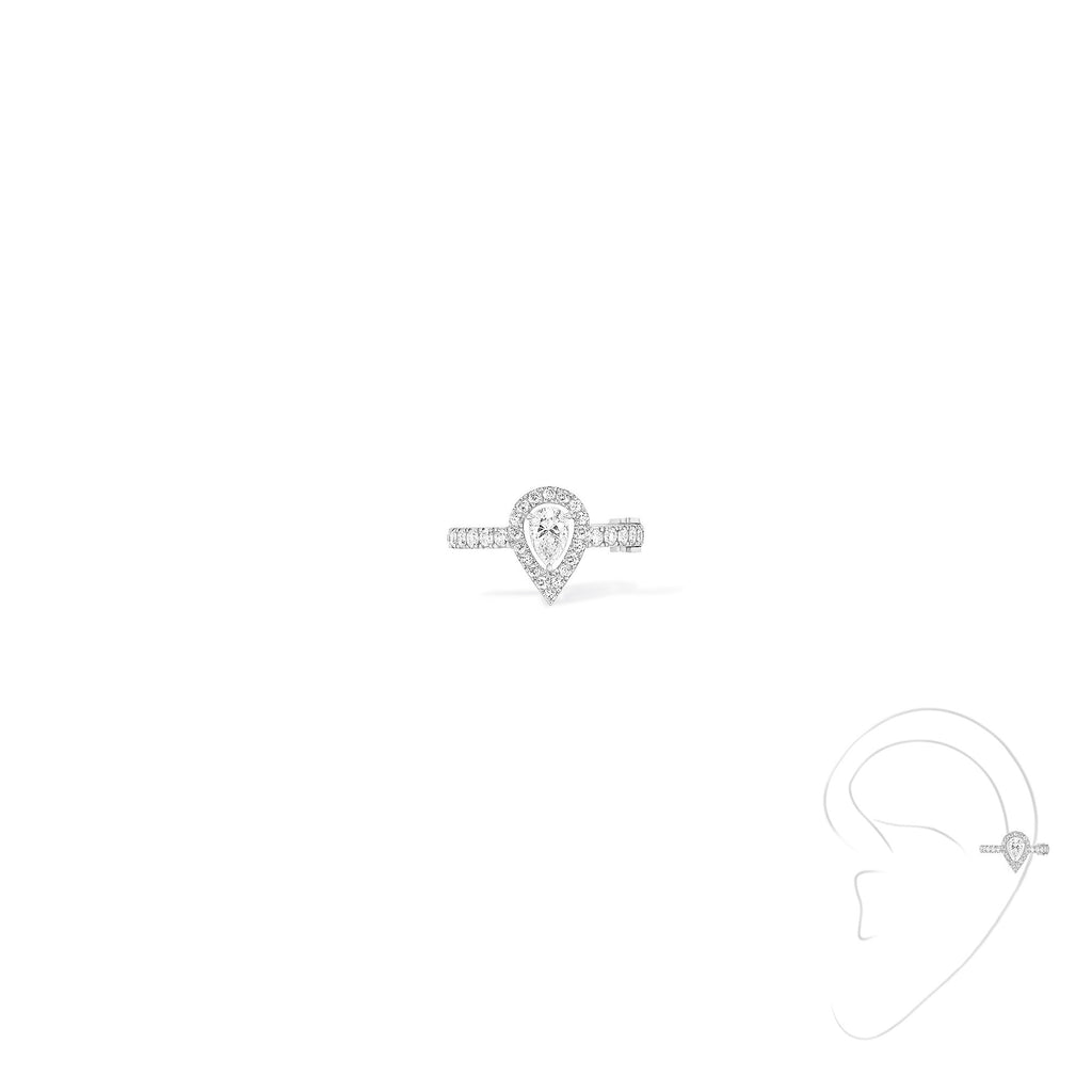 Messika Einzelner My Twin Ohrclip mittleres Ohr PS (10121-WG) aus Weißgold mit Diamant