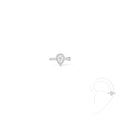 Messika Einzelner My Twin Ohrclip mittleres Ohr PS (10121-WG) aus Weißgold mit Diamant