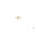Messika Einzelner My Twin Ohrclip mittleres Ohr PS (10121-YG) aus Gelbgold mit Diamant