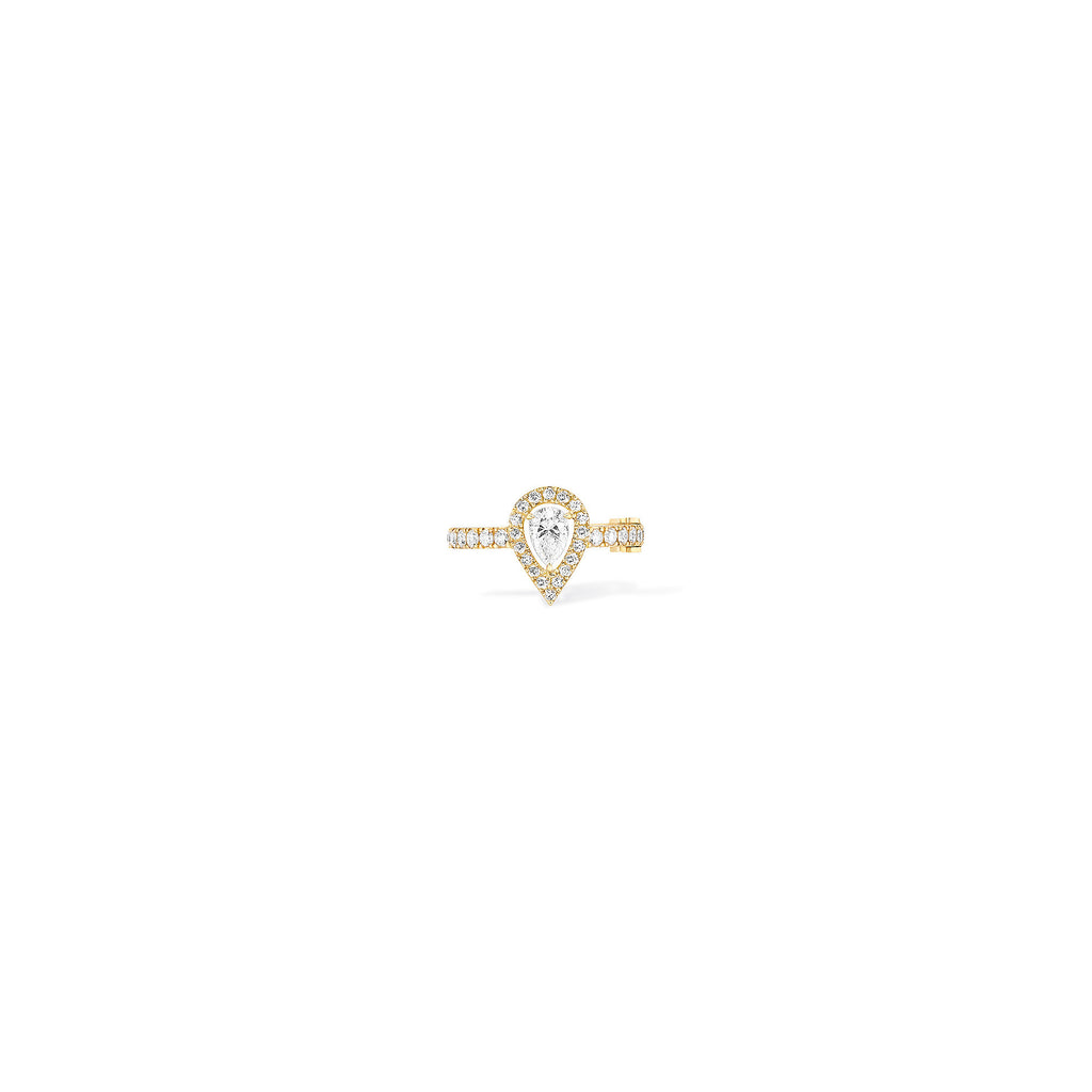 Messika Einzelner My Twin Ohrclip mittleres Ohr PS (10121-YG) aus Gelbgold mit Diamant