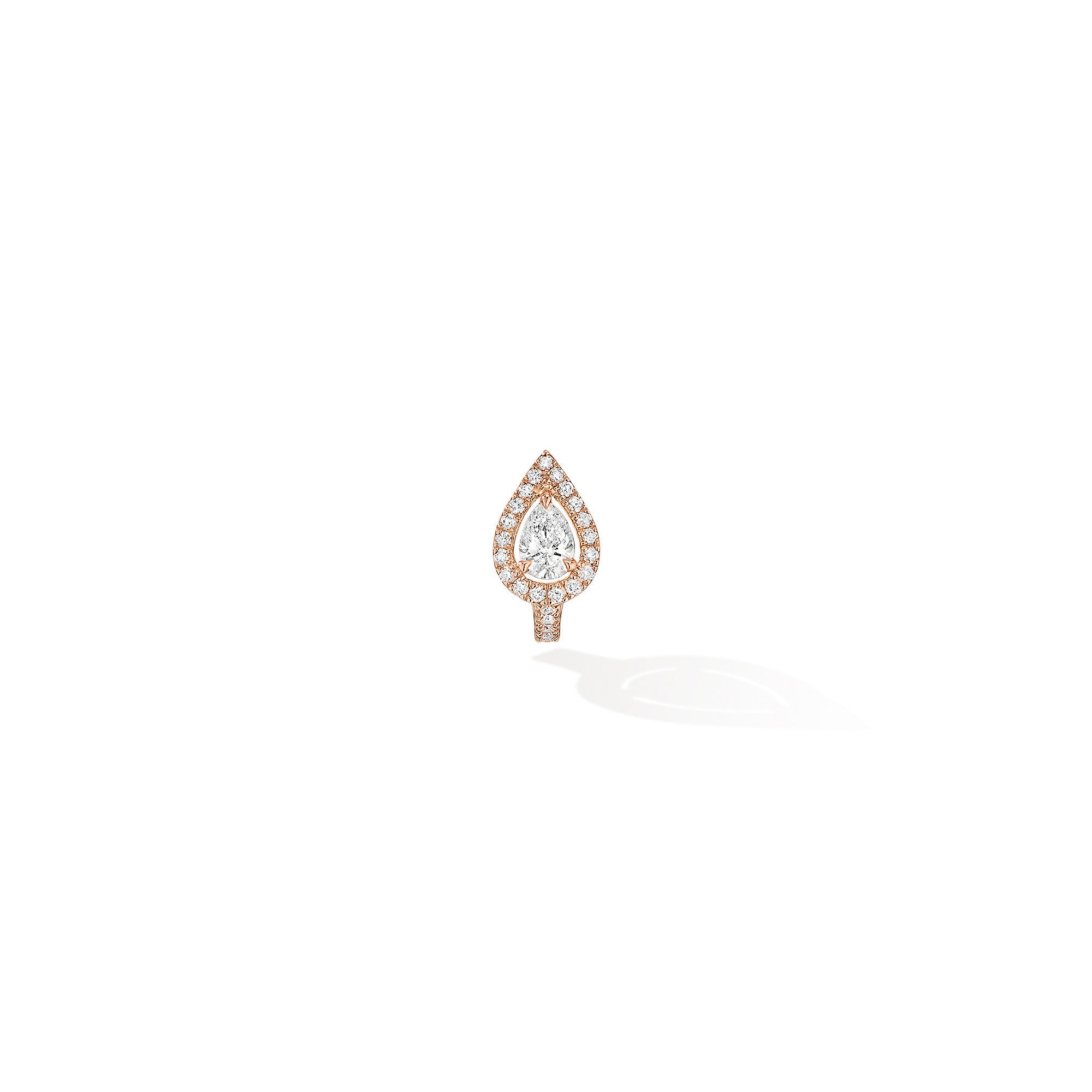 Messika Einzelner My Twin Ohrclip PS 1 (07442-PG) aus Roségold mit Diamant