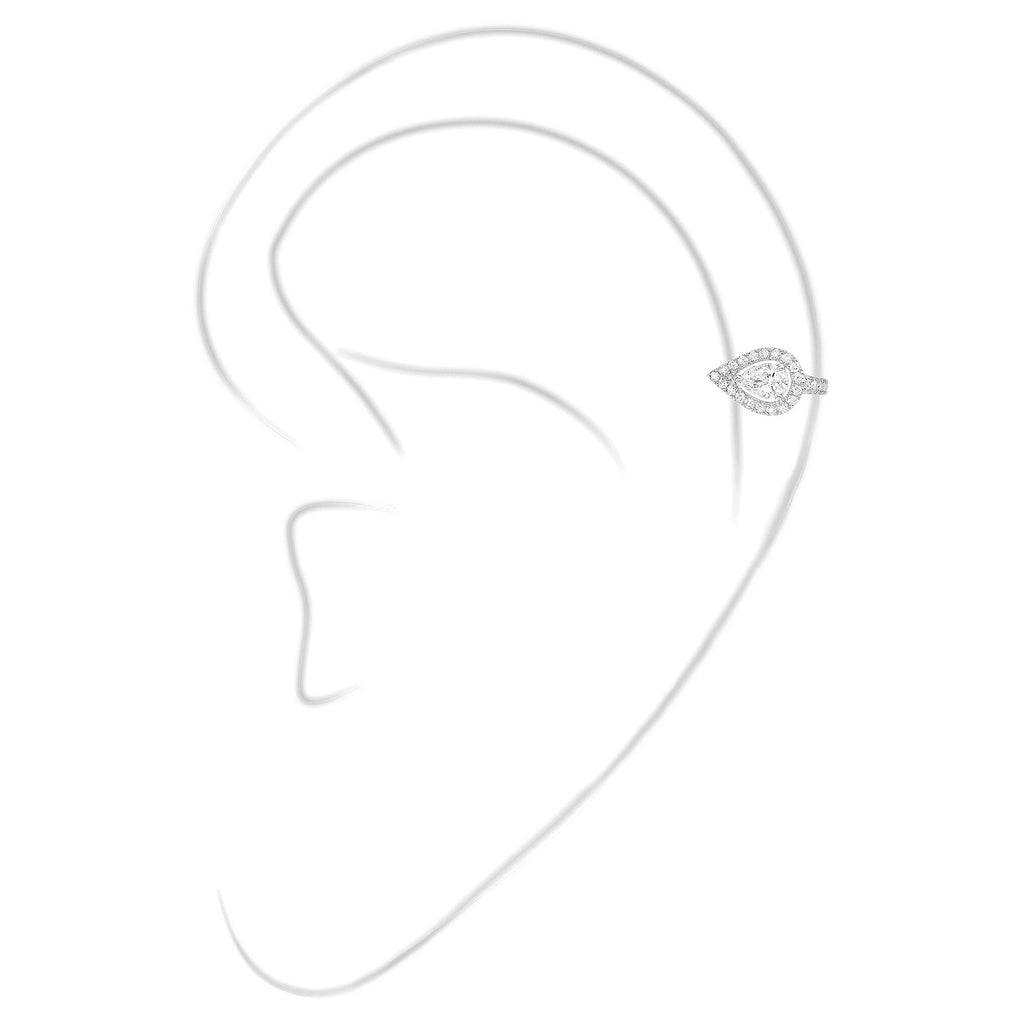 Messika Einzelner My Twin Ohrclip PS 1 (07442-WG) aus Weißgold mit Diamant