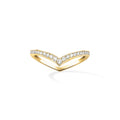 Messika Fiery Diamant-Ehering (12088-YG) aus Gelbgold mit Diamant