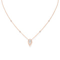 Messika Fiery Diamantkette (13239-PG) aus Roségold mit Diamant