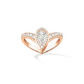 Messika Fiery Diamantring (12086-PG) aus Roségold mit Diamant