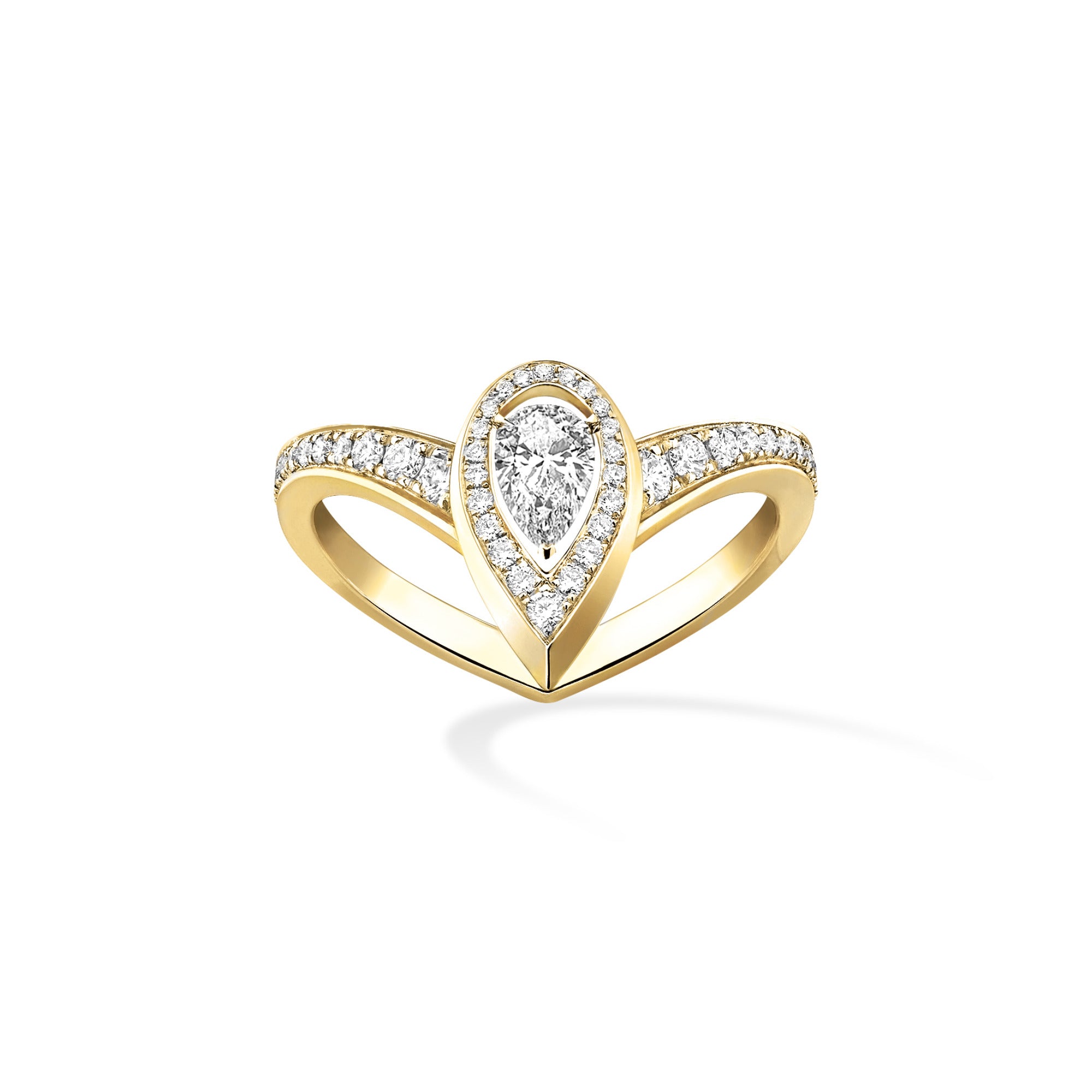 Messika Fiery Diamantring (12086-YG) aus Gelbgold mit Diamant