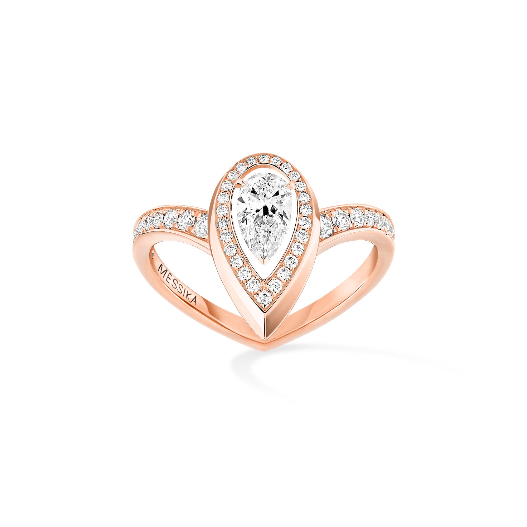 Messika Fiery Diamantring (12331-PG) aus Roségold mit Diamant