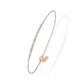 Messika Gatsby Bar Armband (05446-PG) aus Roségold mit Diamant