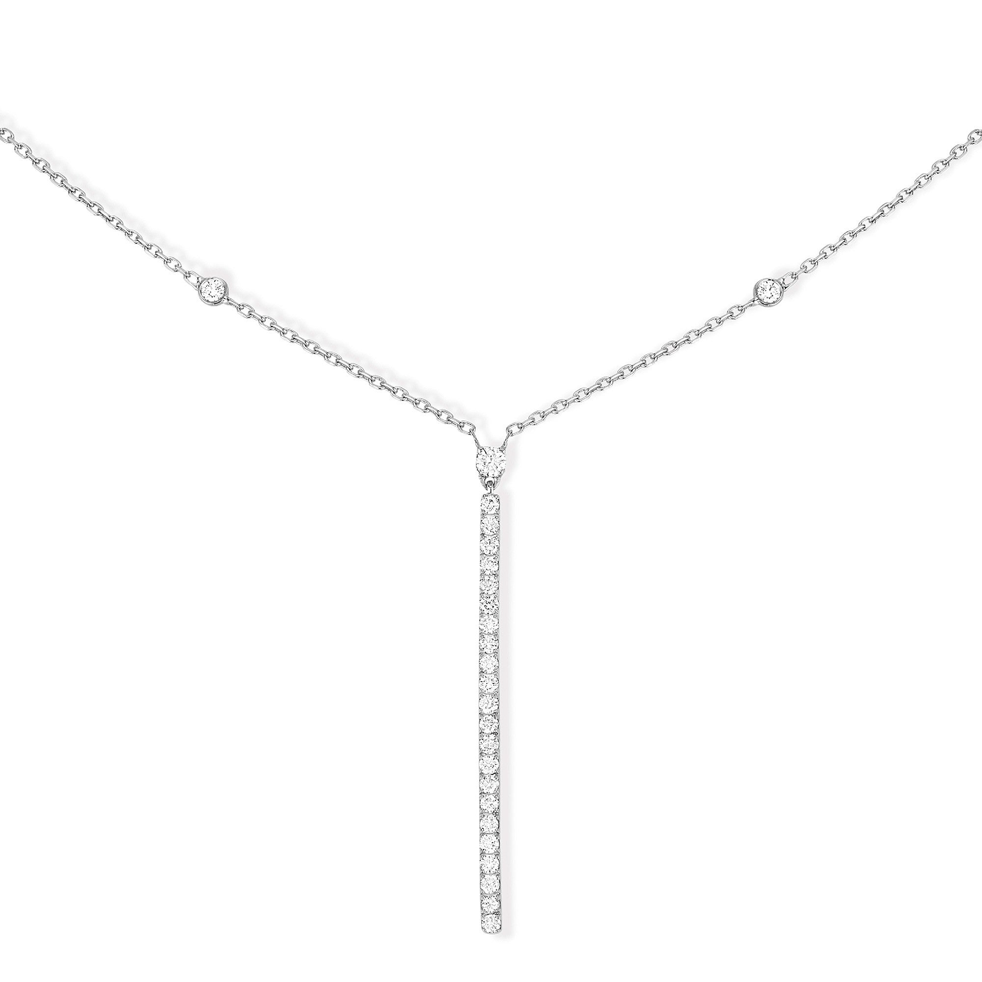 Messika Gatsby Halskette (05448-WG) aus Weißgold mit Diamant