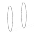 Messika Gatsby Medium Hoop Creolen (04687-WG) aus Weißgold mit Diamant