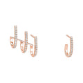 Messika Gatsby Multi-Créoles (06503-PG) aus Roségold mit Diamant