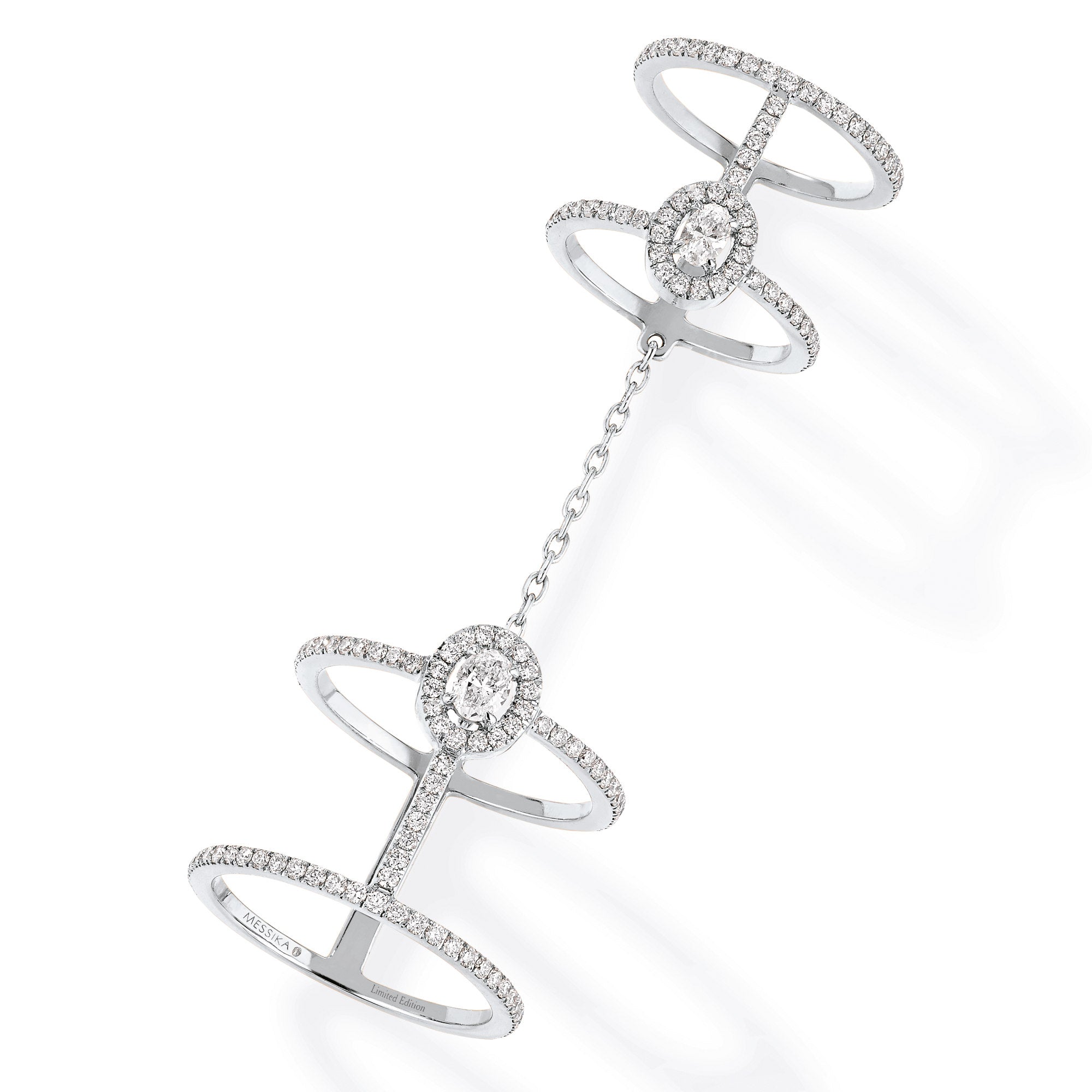 Messika Glam'Azone Double Pavée (05671-WG) aus Weißgold mit Diamant