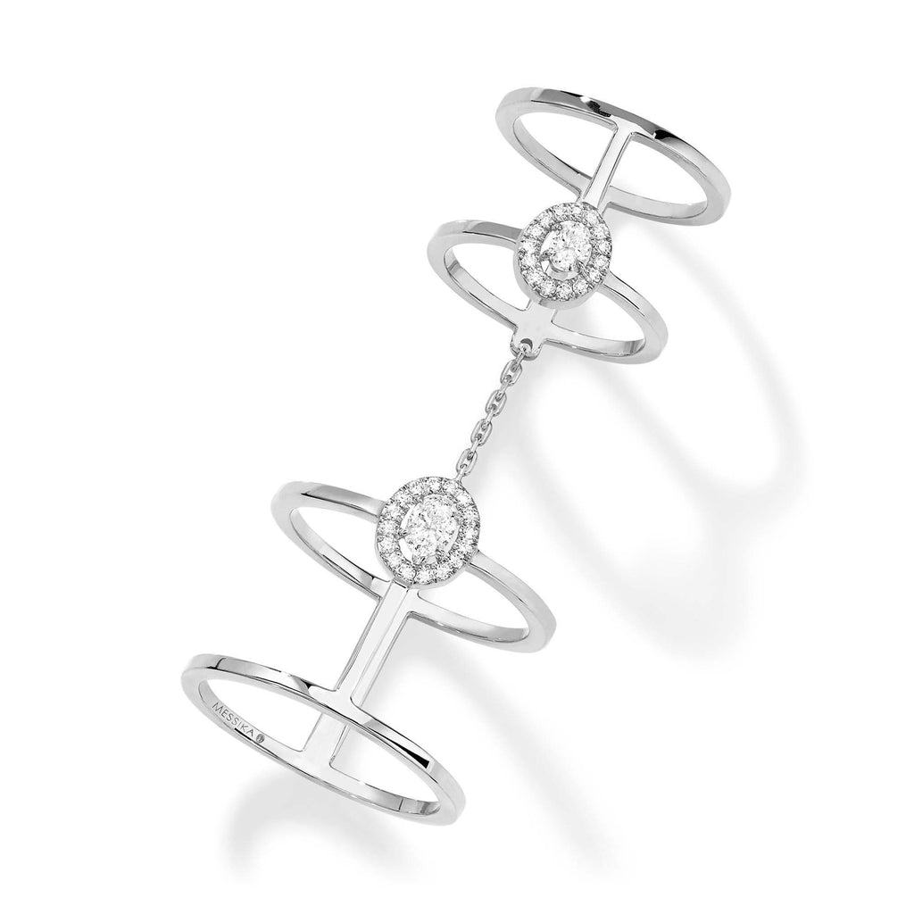 Messika Glam'azone Double Ring (06141-WG) aus Weißgold mit Diamant