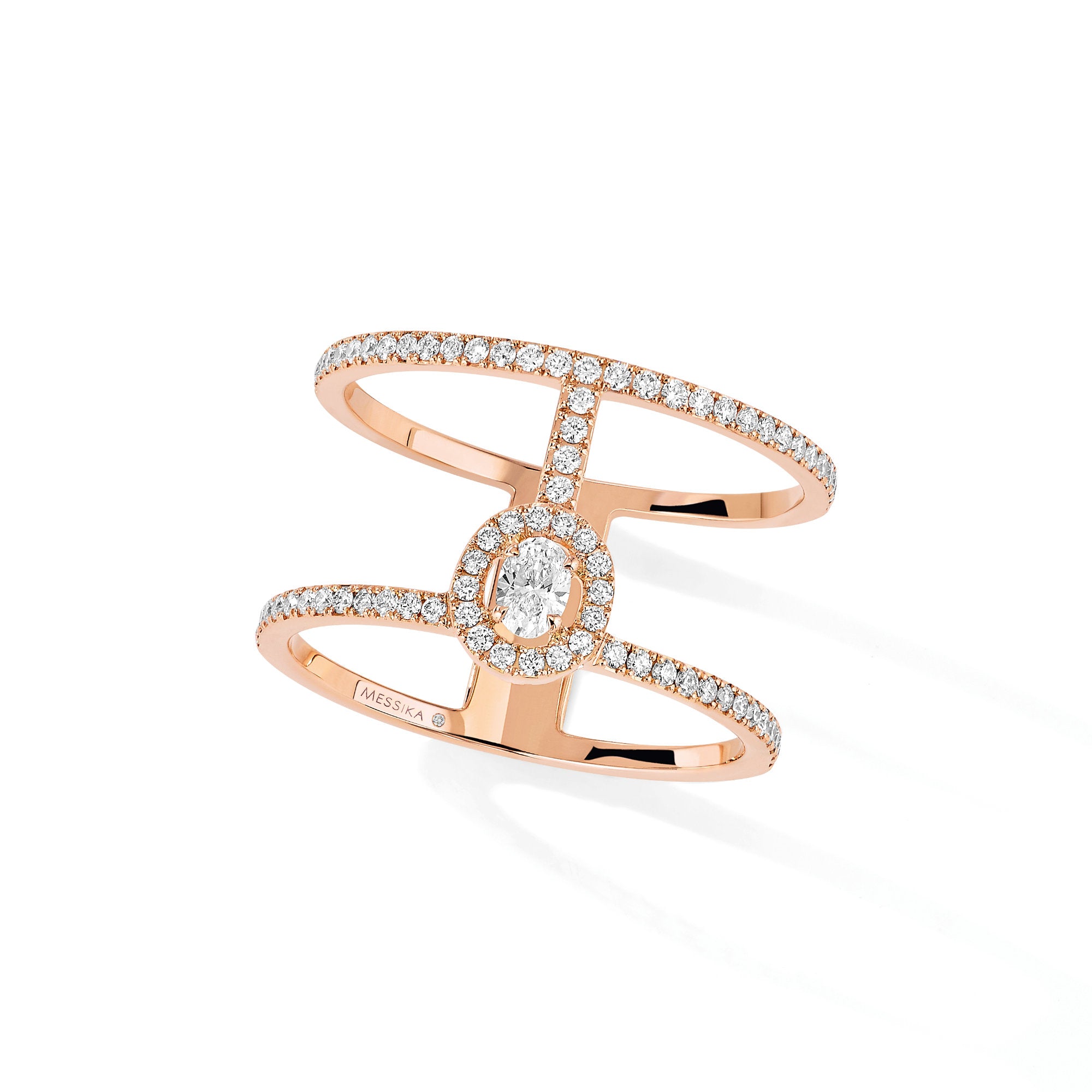 Messika Glam'Azone Ring (05237-PG) aus Roségold mit Diamant