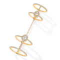 Messika Glam'Azone Ring (05671-YG) aus Gelbgold mit Diamant