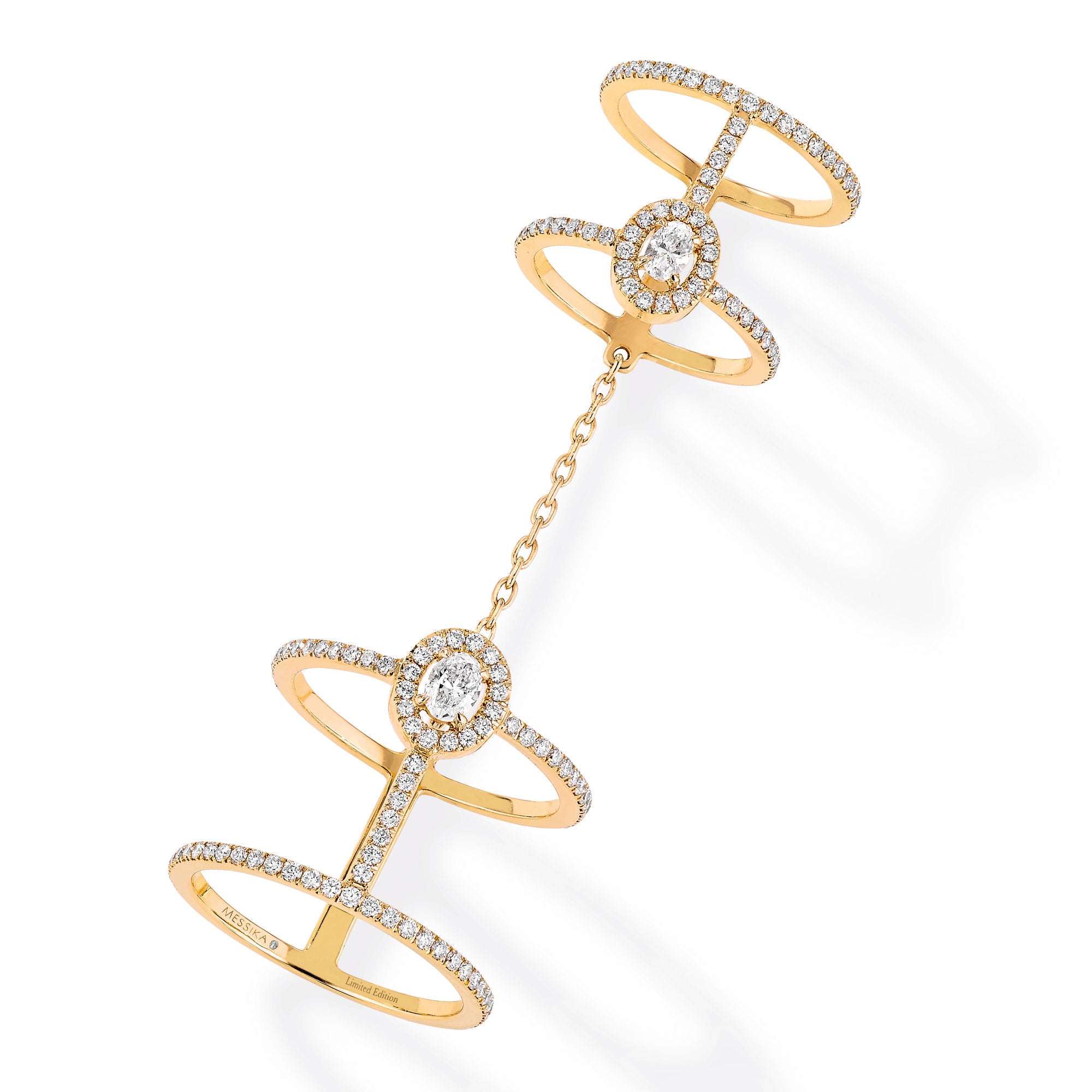 Messika Glam'Azone Ring (05671-YG) aus Gelbgold mit Diamant