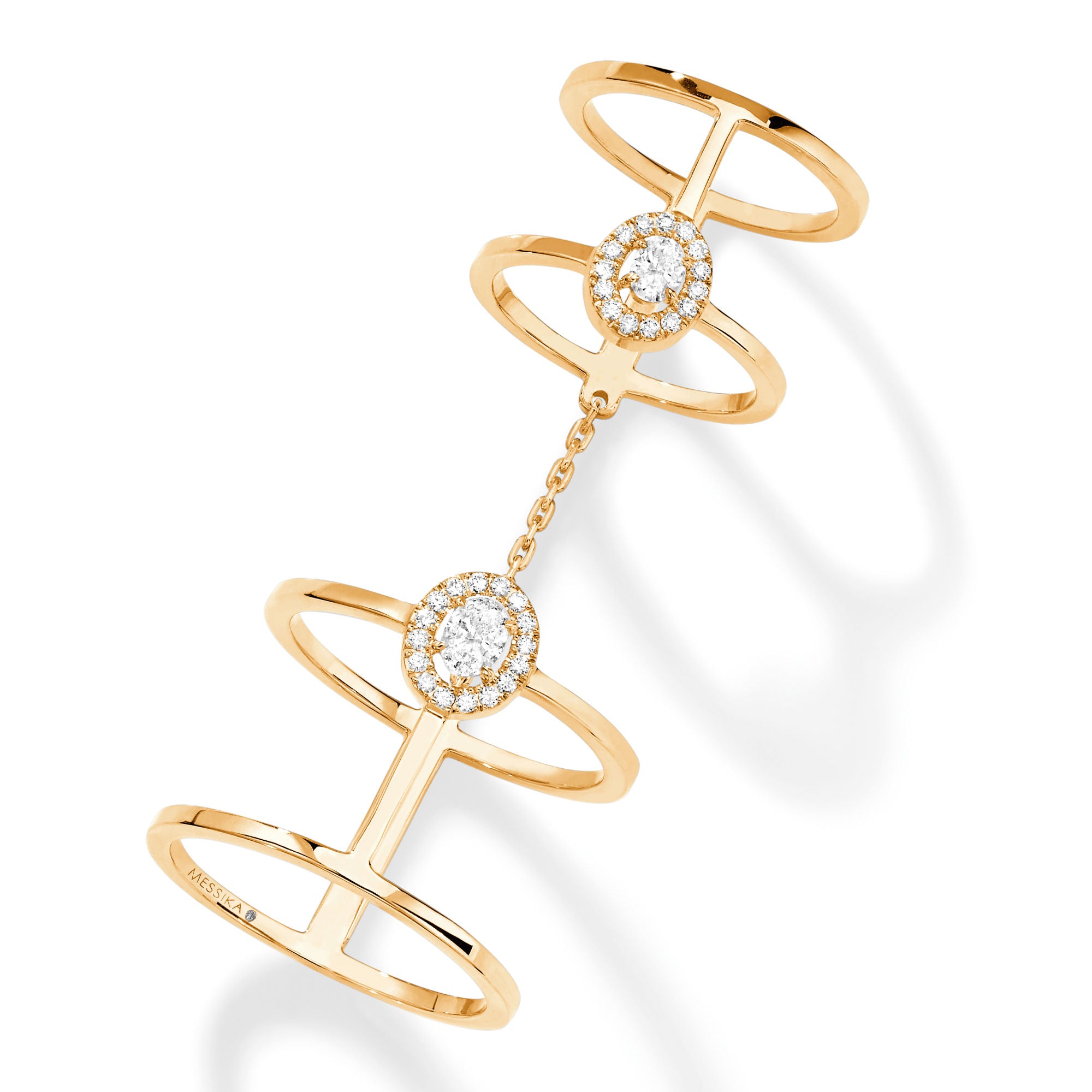 Messika Glam'Azone Ring (06141-YG) aus Gelbgold mit Diamant