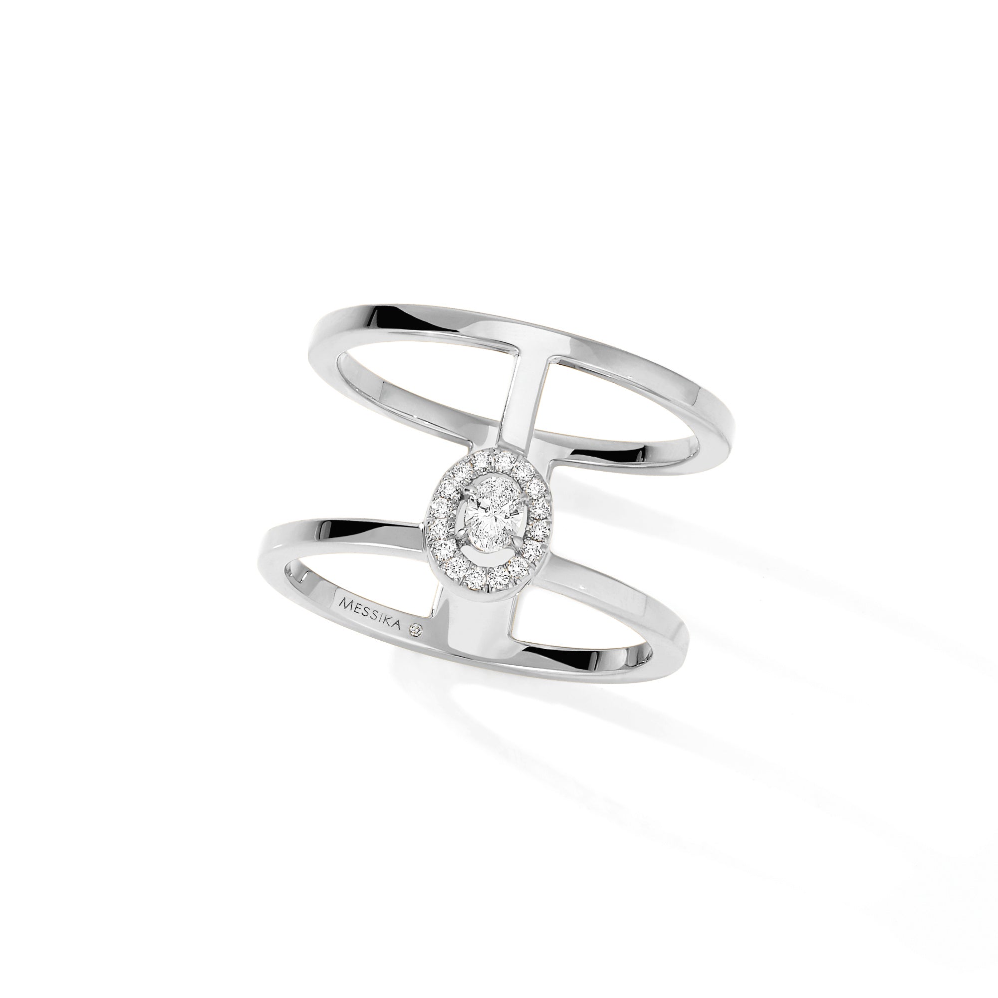Messika Glam'Azone Ring (06173-WG) aus Weißgold mit Diamant