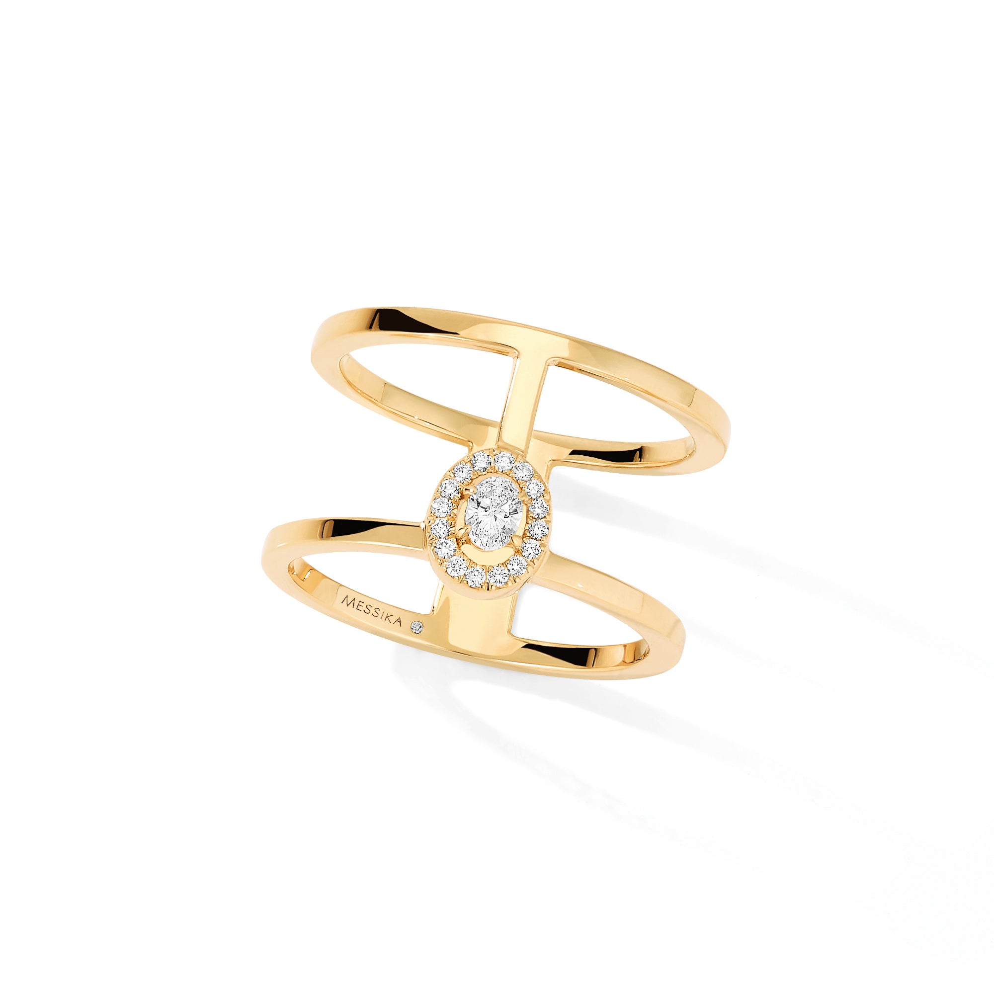 Messika Glam'Azone Ring (06173-YG) aus Gelbgold mit Diamant