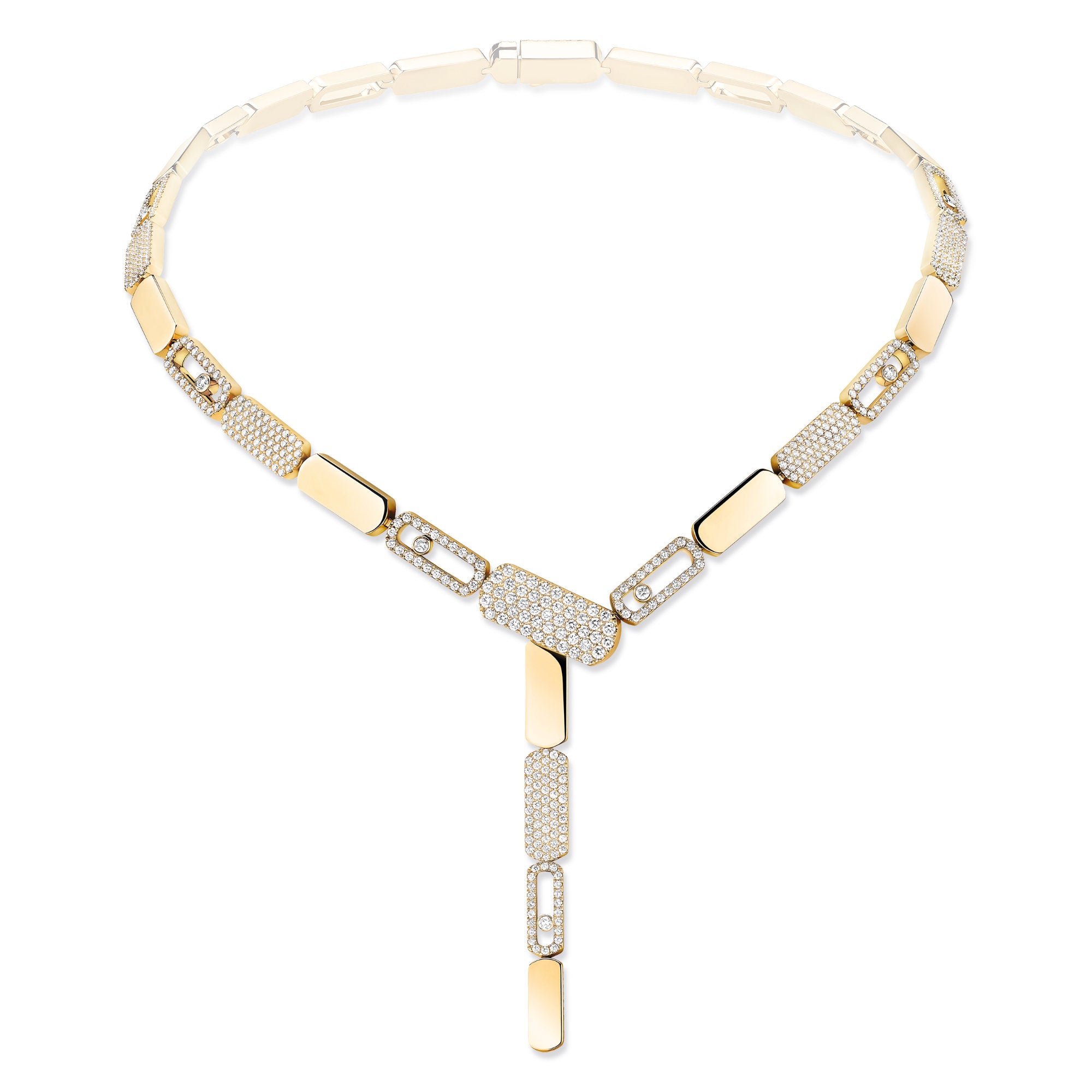Messika Imperial Move Y-Halskette (14220-YG) aus Gelbgold mit Diamant