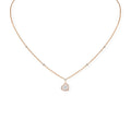 Messika Joy Coeur Halskette (11437-PG) aus Roségold mit Diamant