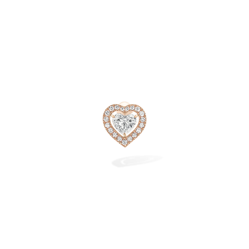 Messika Joy Coeur Ohrstecker (11562-PG) aus Roségold mit Diamant