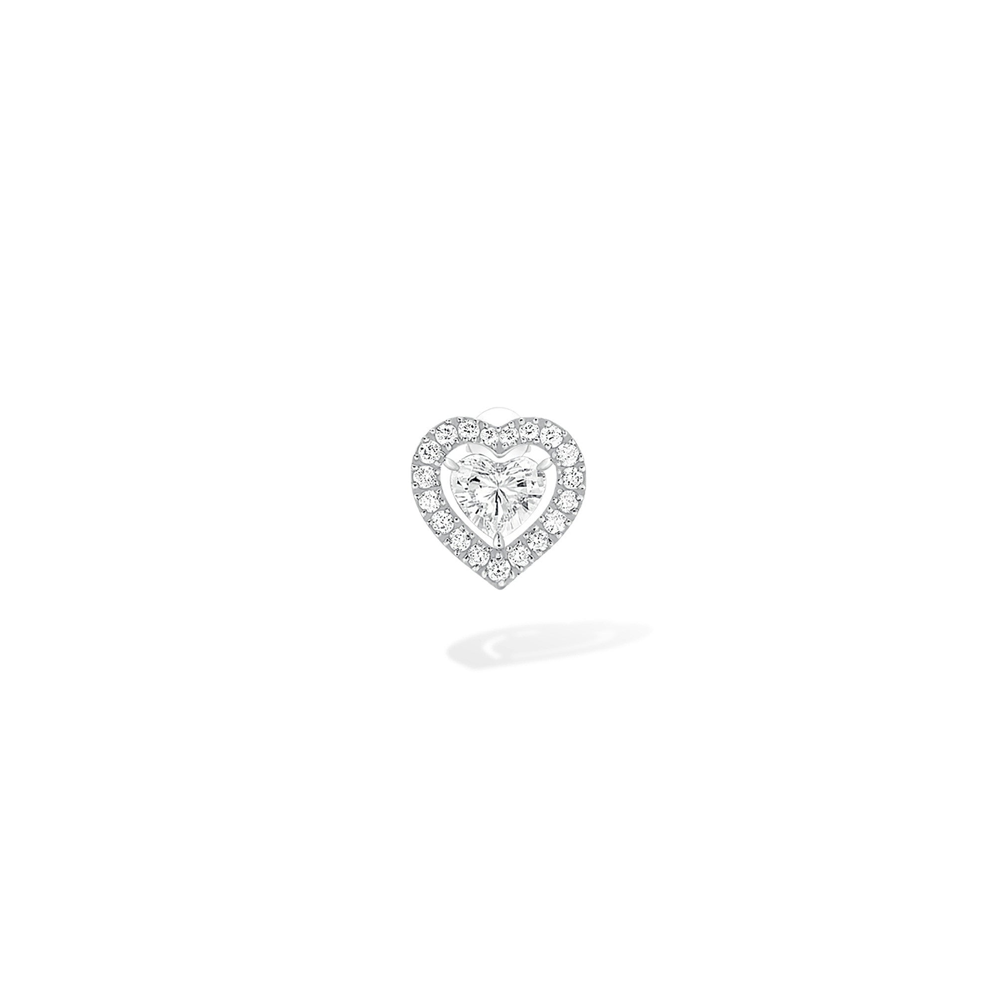 Messika Joy Coeur Ohrstecker (11562-WG) aus Weißgold mit Diamant
