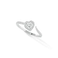 Messika Joy Coeur Ring (11438-WG) aus Weißgold mit Diamant