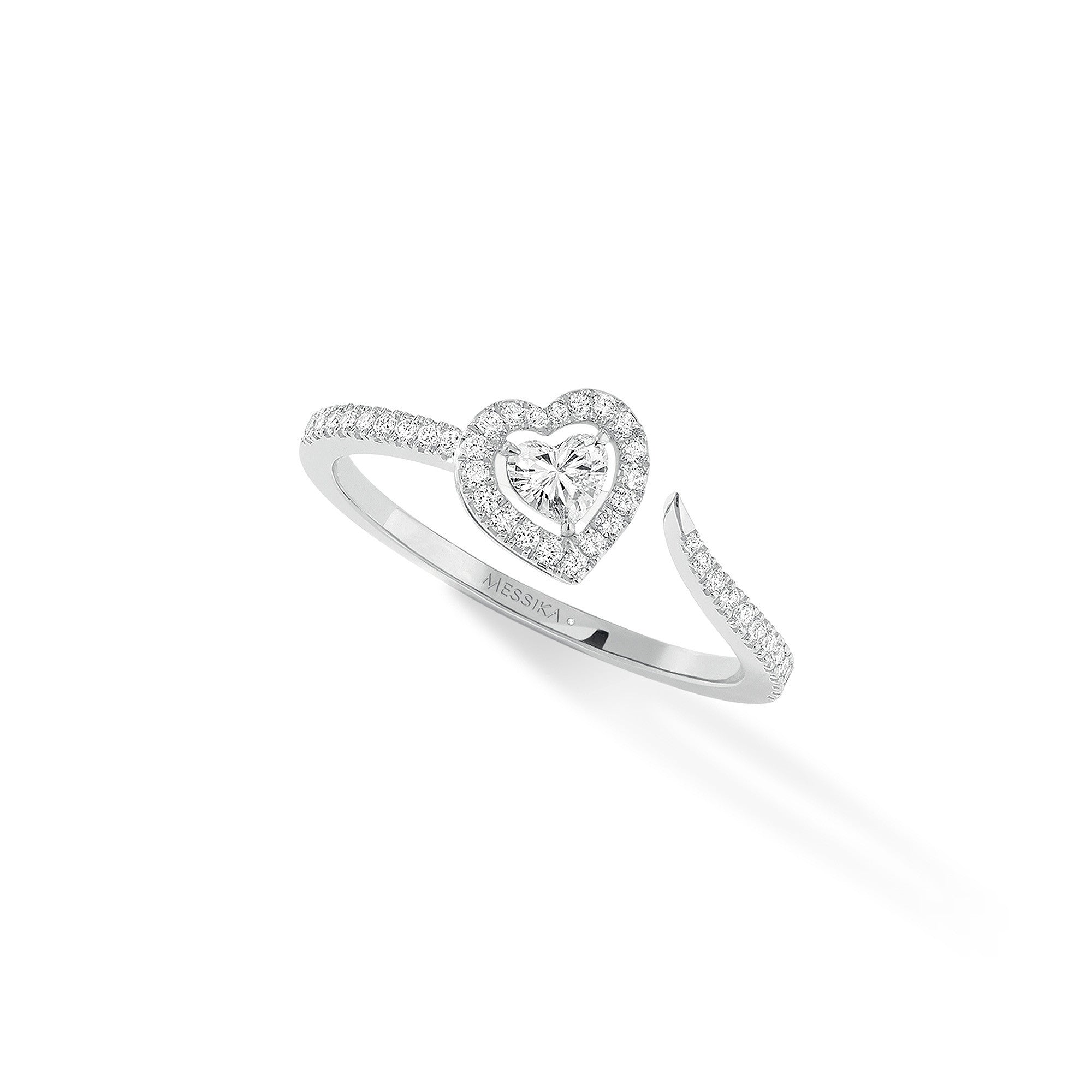 Messika Joy Coeur Ring (11438-WG) aus Weißgold mit Diamant