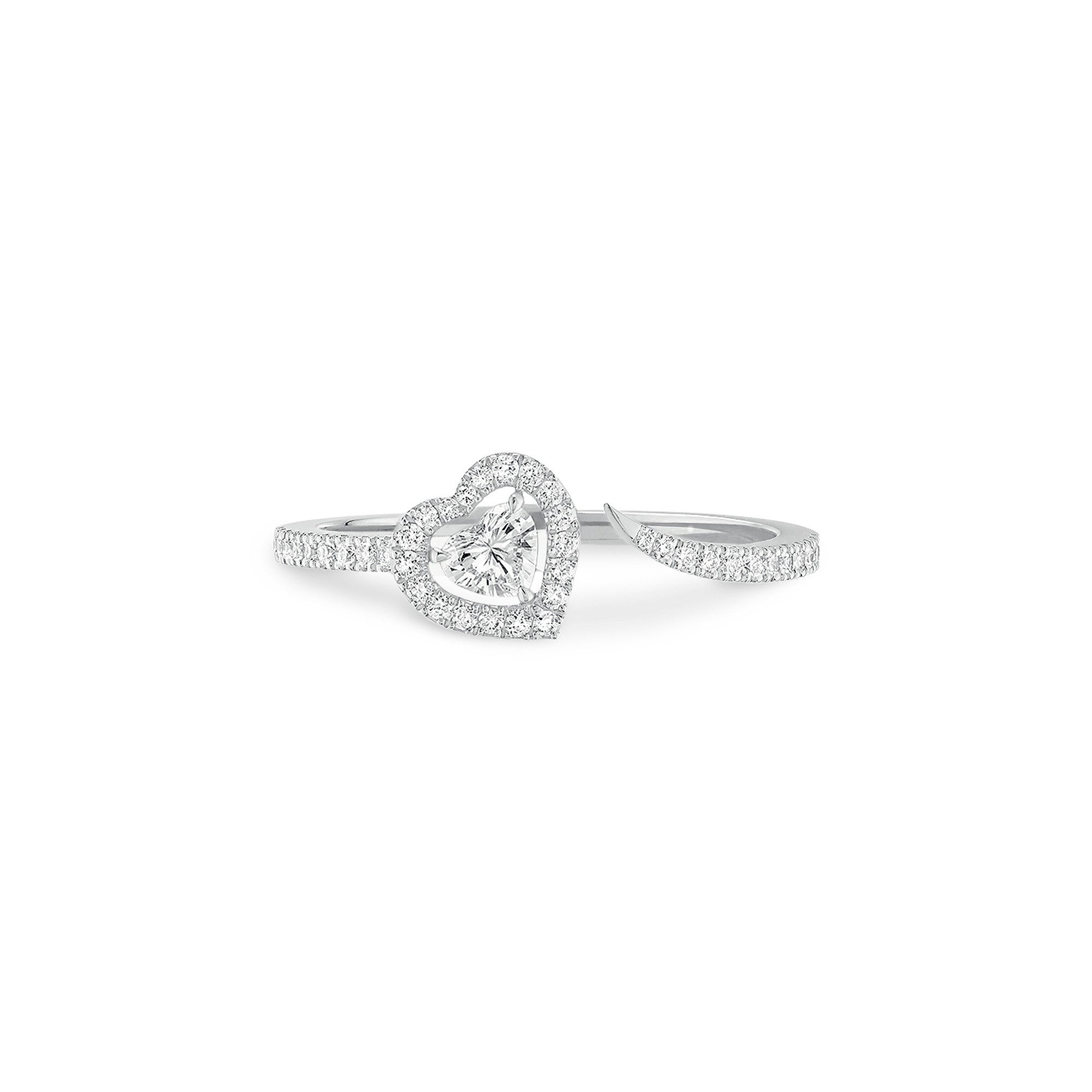 Messika Joy Coeur Ring (11438-WG) aus Weißgold mit Diamant