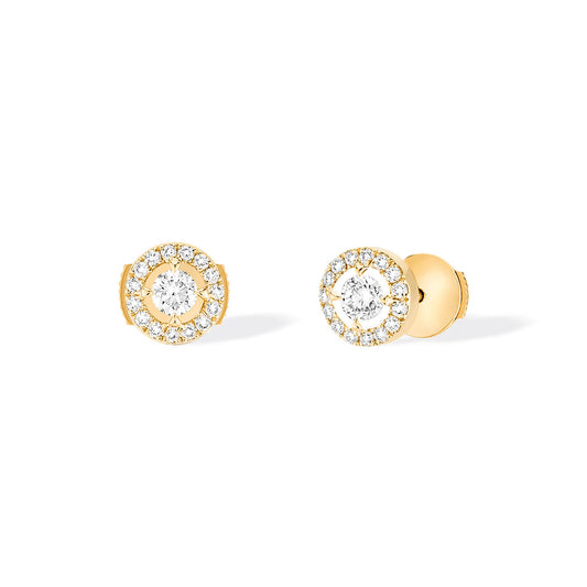 Messika Joy Diamants Ronds X2 Ohrringe (06991-YG) aus Gelbgold mit Diamant