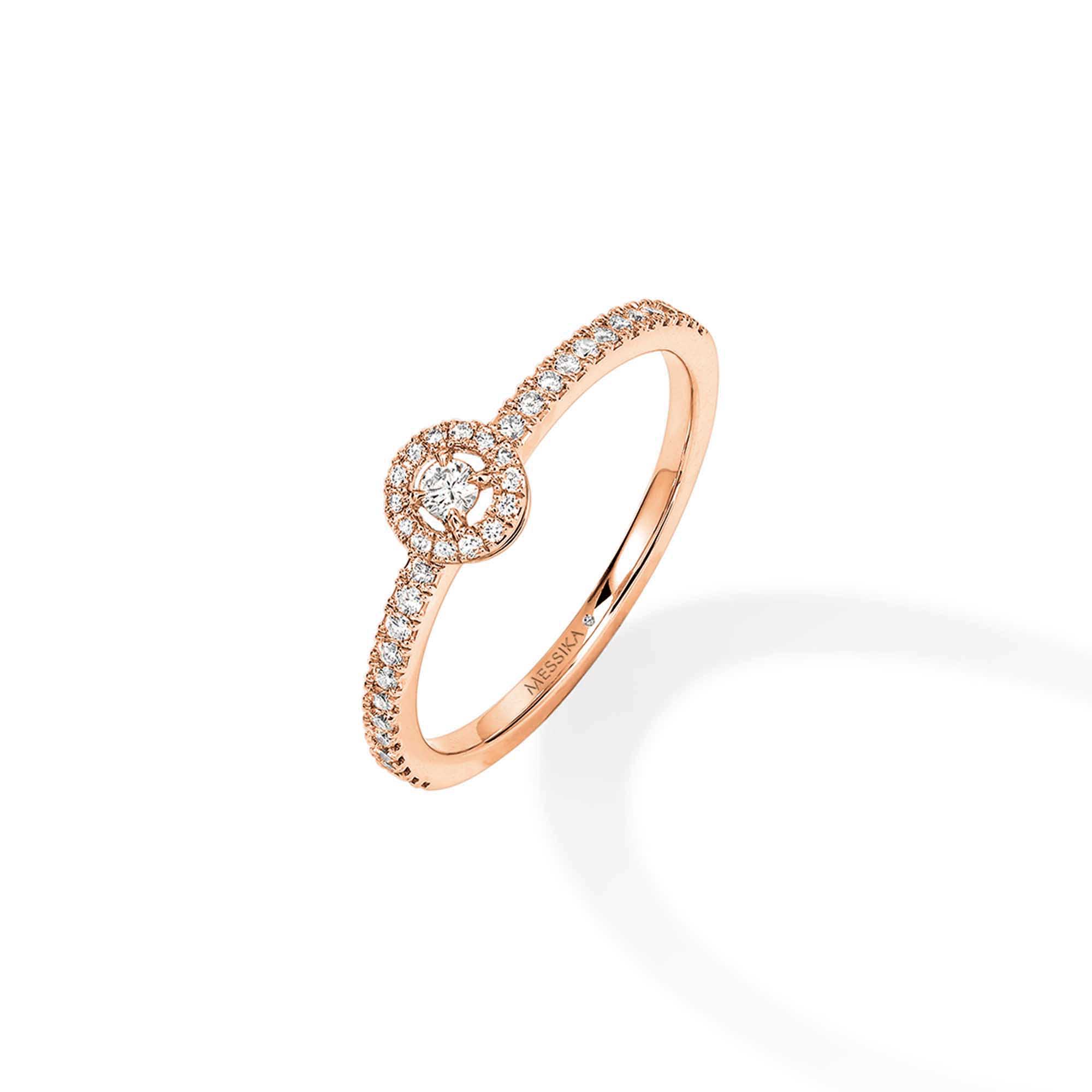 Messika Joy PM Ring (05493-PG) aus Roségold mit Diamant