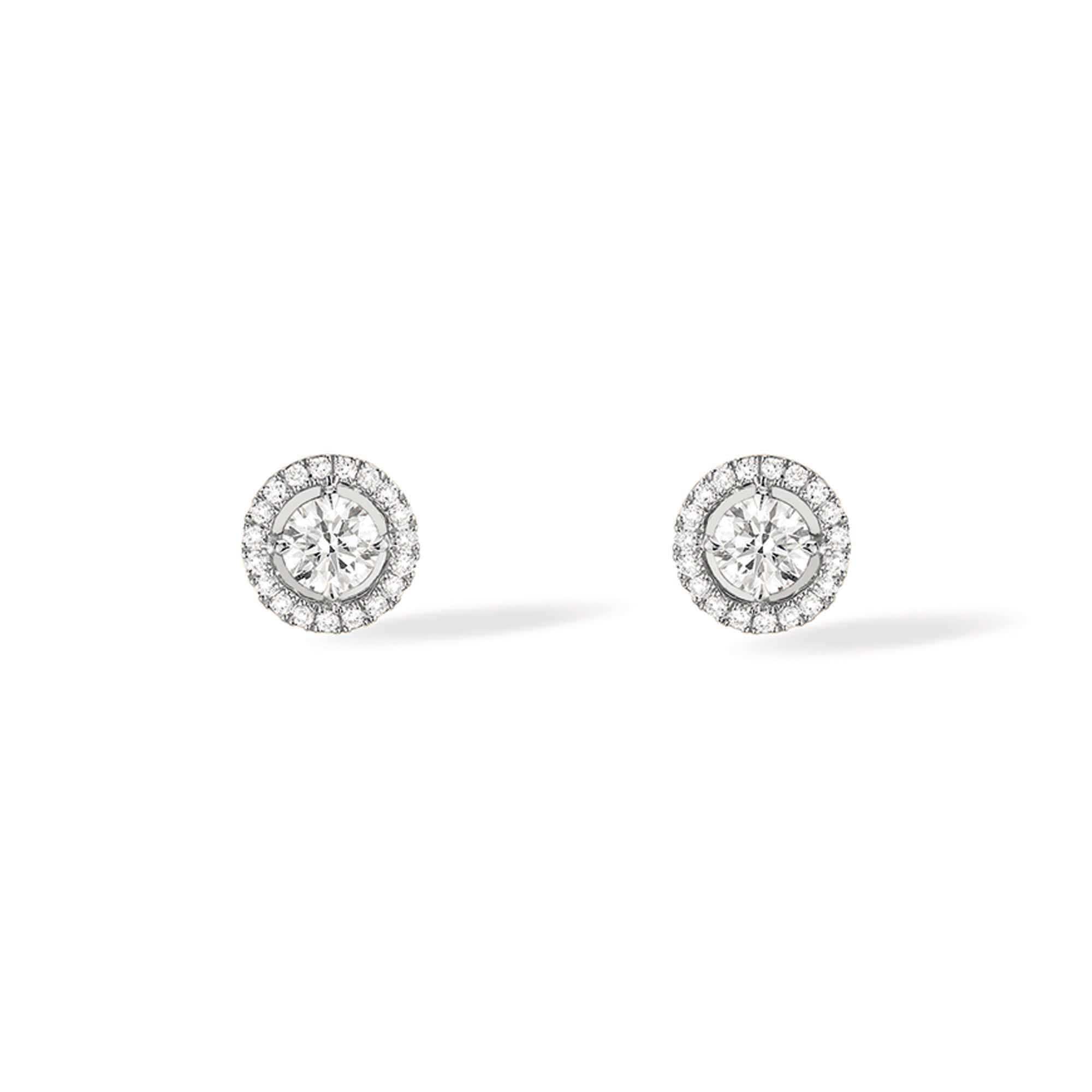 Messika Joy Round Diamonds Ohrringe (04445-WG) aus Weißgold mit Diamant