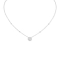 Messika Joy Solitär-Diamant Halskette (04281-WG) aus Tricolor-Gold mit Diamant