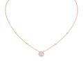 Messika Joy XS Halskette (04281-PG) aus Roségold mit Diamant
