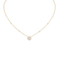 Messika Joy XS Halskette (04281-YG) aus Gelbgold mit Diamant