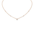 Messika Joy XS Halskette (05370-PG) aus Roségold mit Diamant