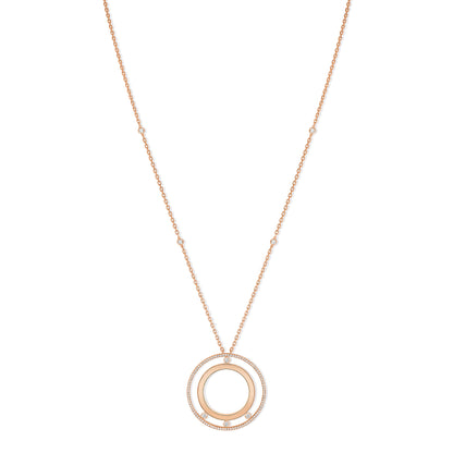 Messika Lange Move Romane Halskette (11169-PG) aus Roségold mit Diamant