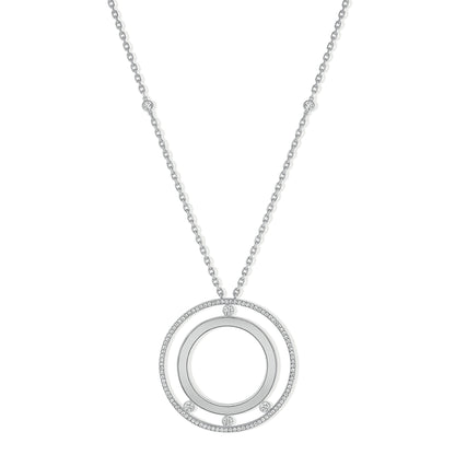 Messika Lange Move Romane Halskette (11169-WG) aus Weißgold mit Diamant