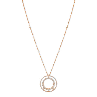 Messika Lange Move Romane Halskette (11317-PG) aus Roségold mit Diamant