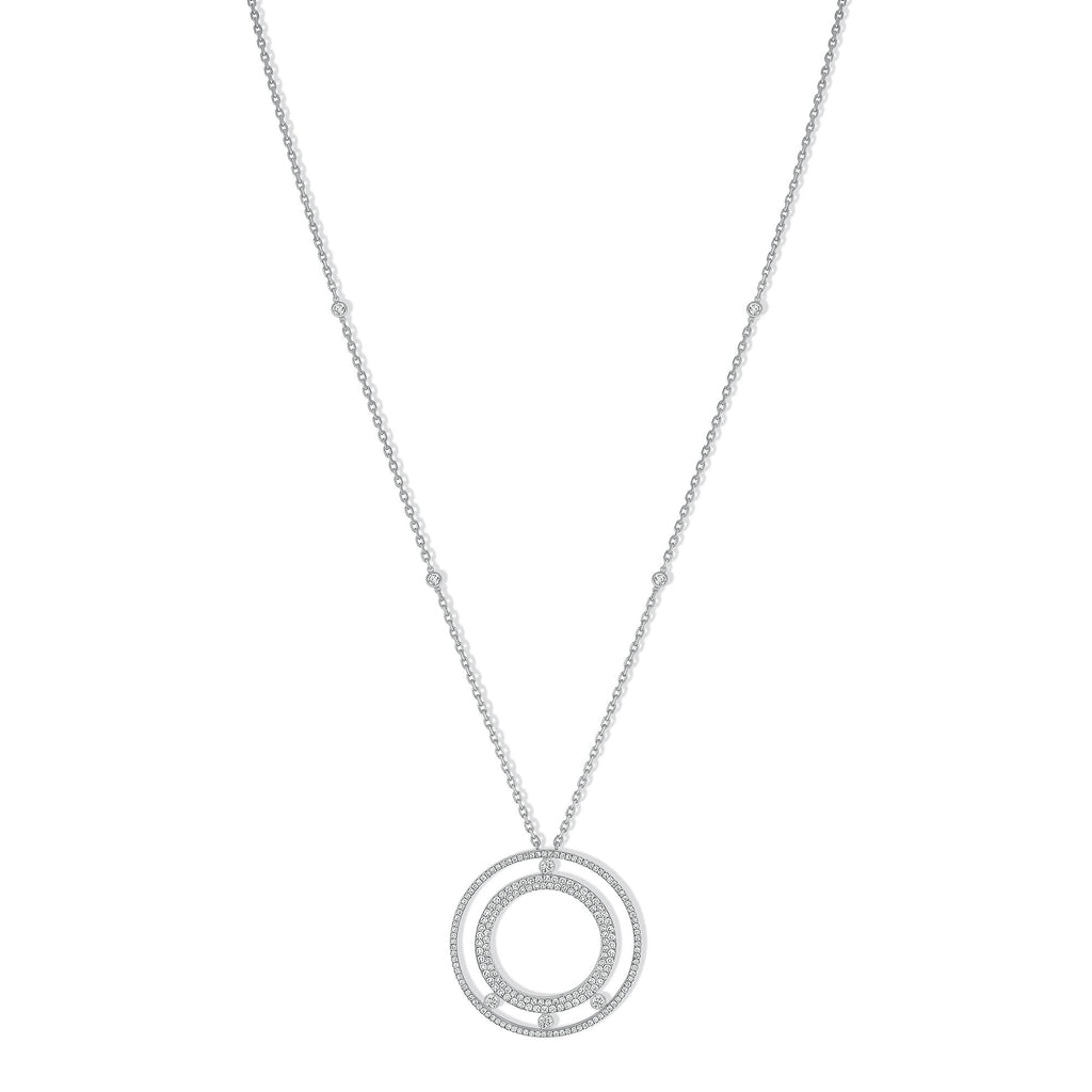 Messika Lange Move Romane Halskette (11317-WG) aus Weißgold mit Diamant
